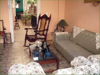 Sala de estar de la casa particular Aramis